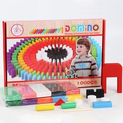 دومينو خشبية 100 قطعة “domino”