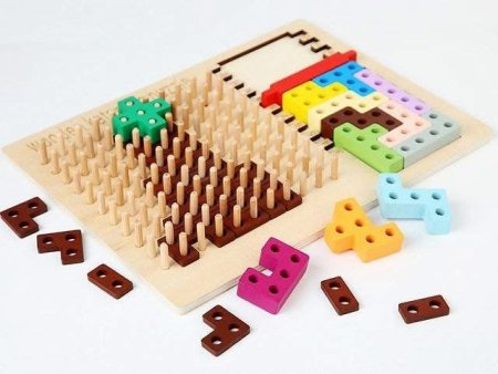 لعبة كاتامينو Wooden katamino puzzle