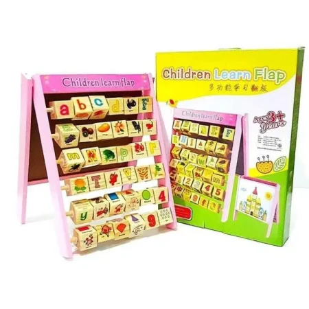 لعبة خشبية متعددة الوظايف Children learn flap
