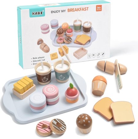 لعبة الفطار الخشبية Enjoy my breakfast