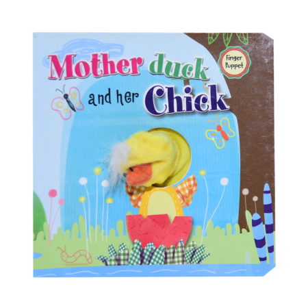 Mother duck and her chick