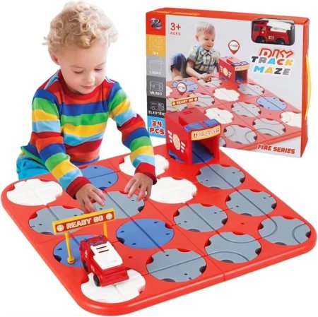 DIY track maze