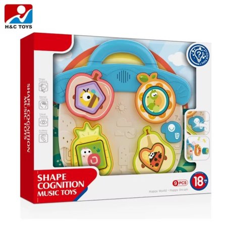 Shape cognition music toys