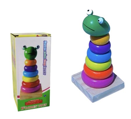 Seven color frog tower