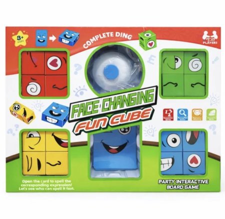 Face changing fun cube