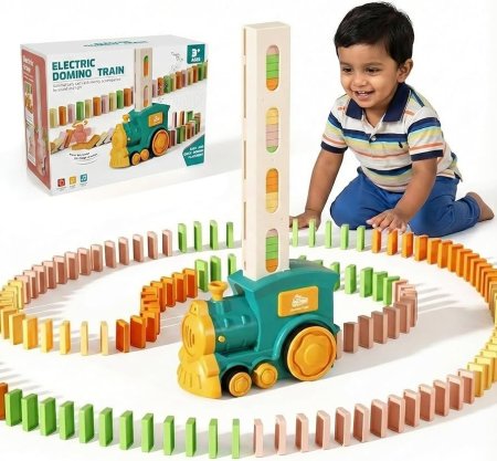 Electric domino train