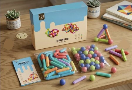 Magnetic sticks 128 pcs