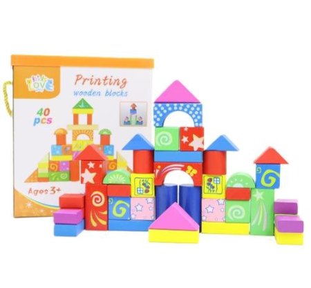 Printing wooden blocks
